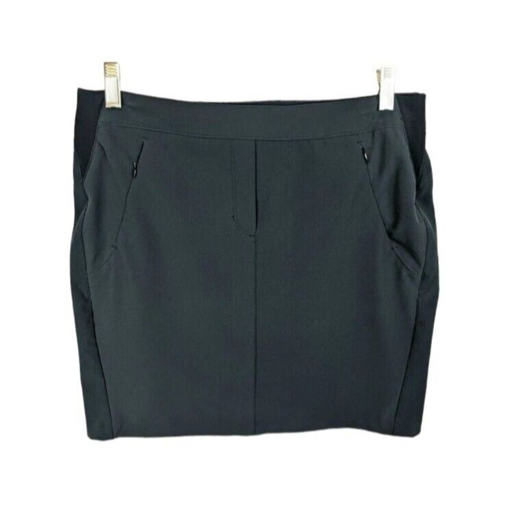 N'VO by Lanctot Navy Activewear Golf Skort Fitness Skirt with Shorts Size 8